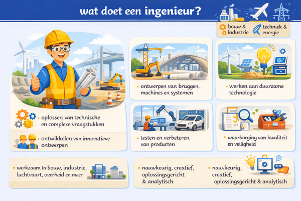 Alles over het beroep ingenieur Wat doet een ingenieur